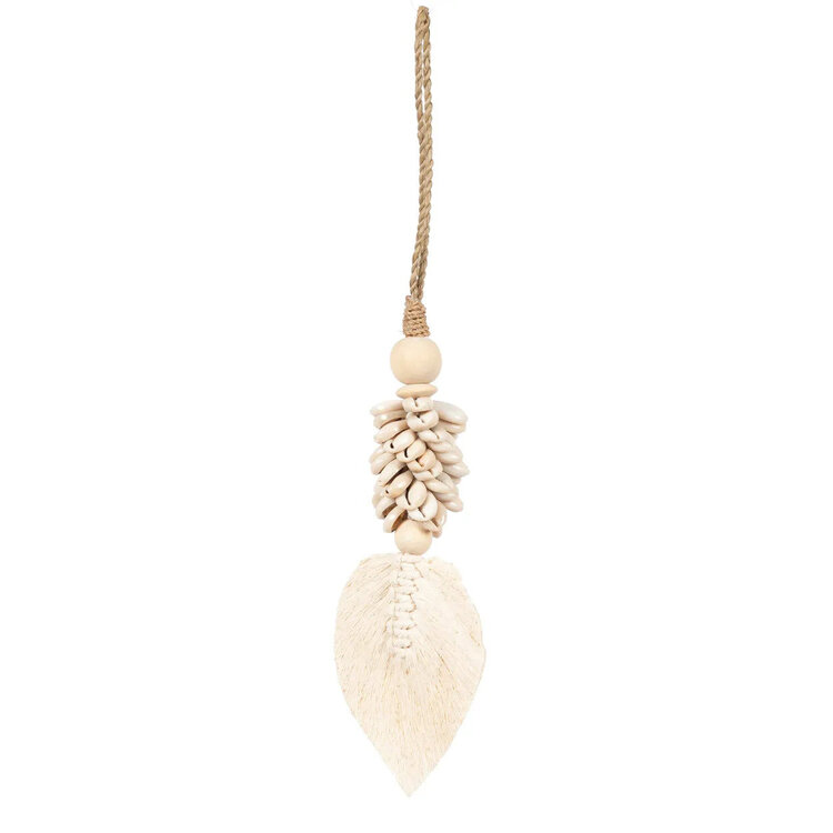 Bazar Bizar The Leaf & Shell Tassel - Natural