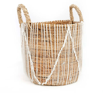 Bazar Bizar The Straight Stitched Macrame Basket - L