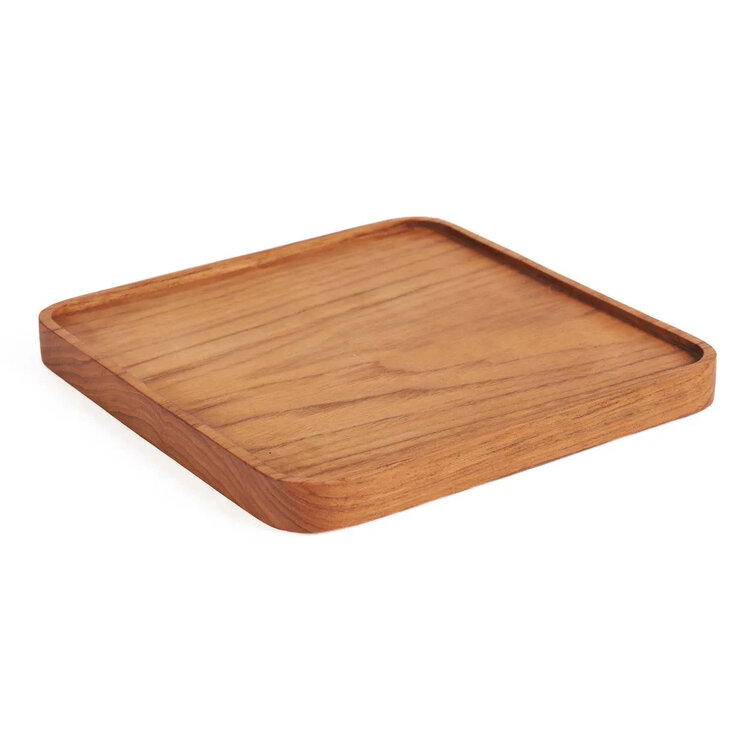 Bazar Bizar Il Piatto Teak Square - Naturale - S