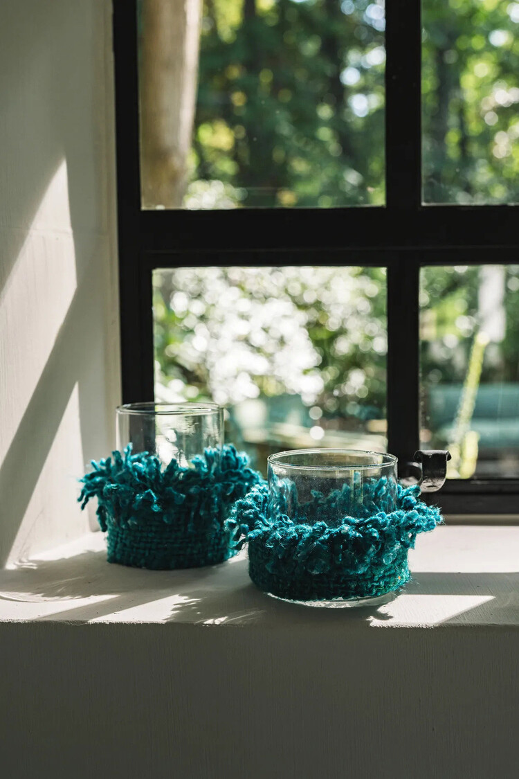 Bazar Bizar Il Portacandele Oh My Gee - Aqua - M