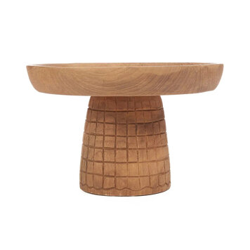 Bazar Bizar El Plato Para Tartas Kotak-Kotak - Natural