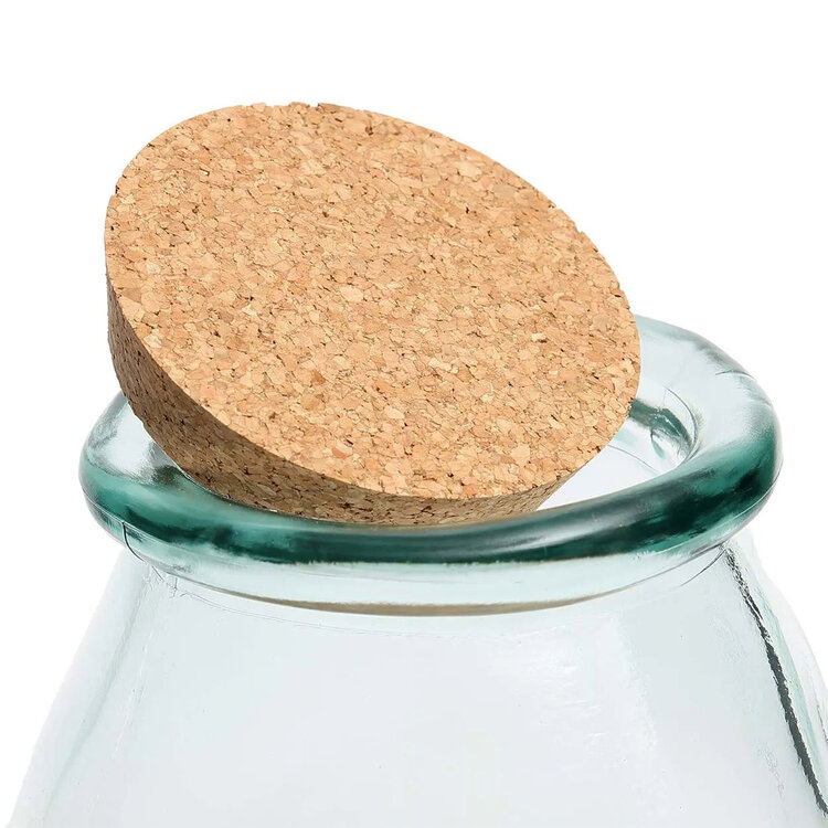 Bazar Bizar Der Belly Glastopf - Blau - L