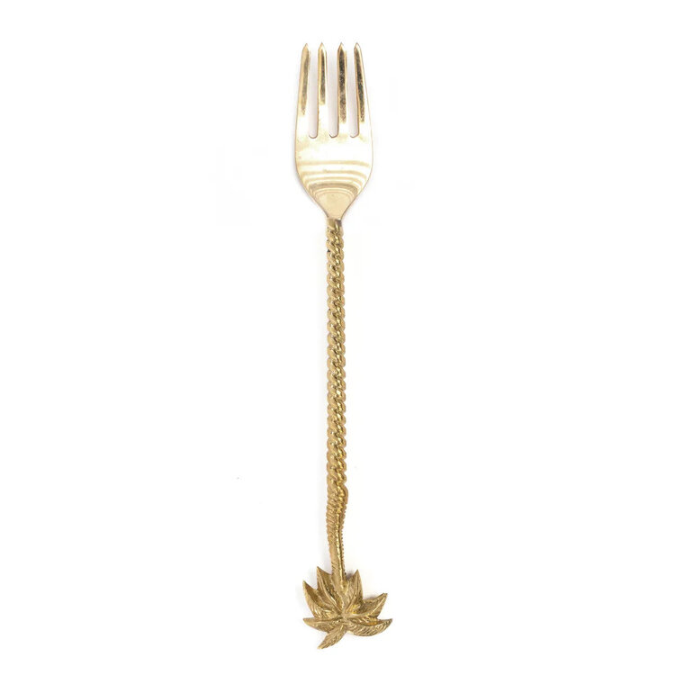 Bazar Bizar The Palm Tree Fork - Gold
