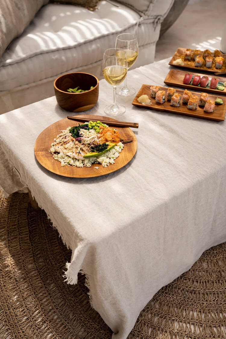 Bazar Bizar L'Assiette Ronde En Racine De Teck - L