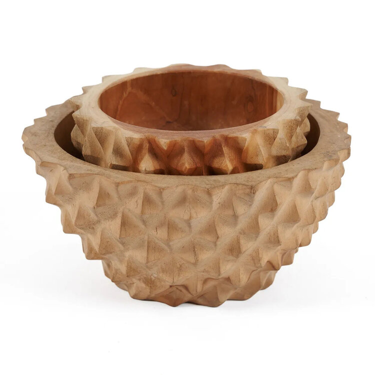 Bazar Bizar The Teak Root Durian Bowl - M