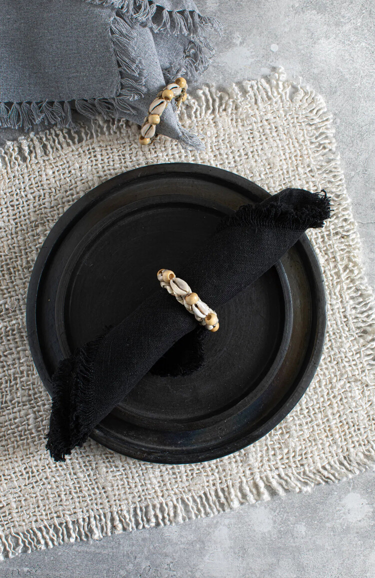 Bazar Bizar The Shell Napkin Ring - Set of 4