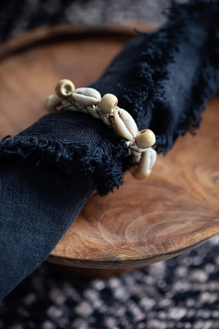 Bazar Bizar The Shell Napkin Ring - Set of 4