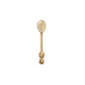 Bazar Bizar The Pineapple Tea Spoon - Gold