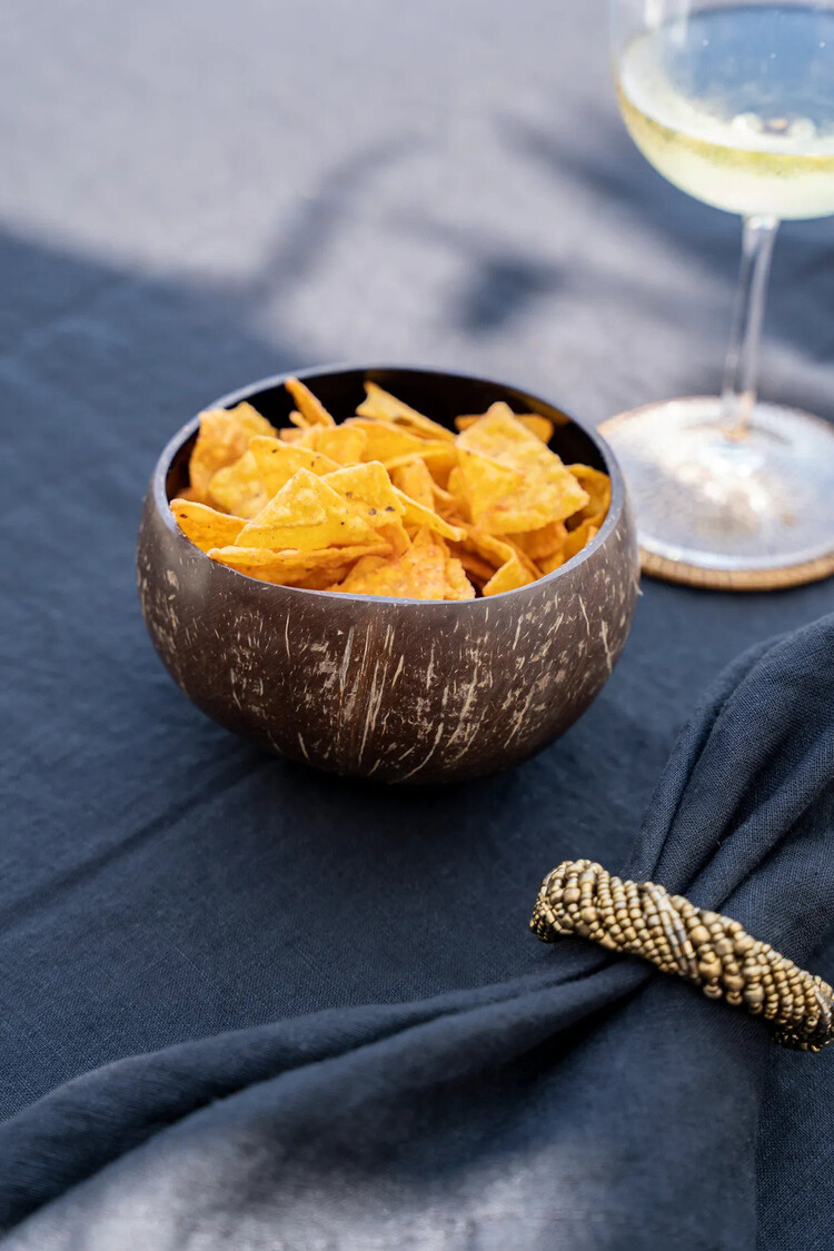 Bazar Bizar The Coco Food Bowl - Natural Black