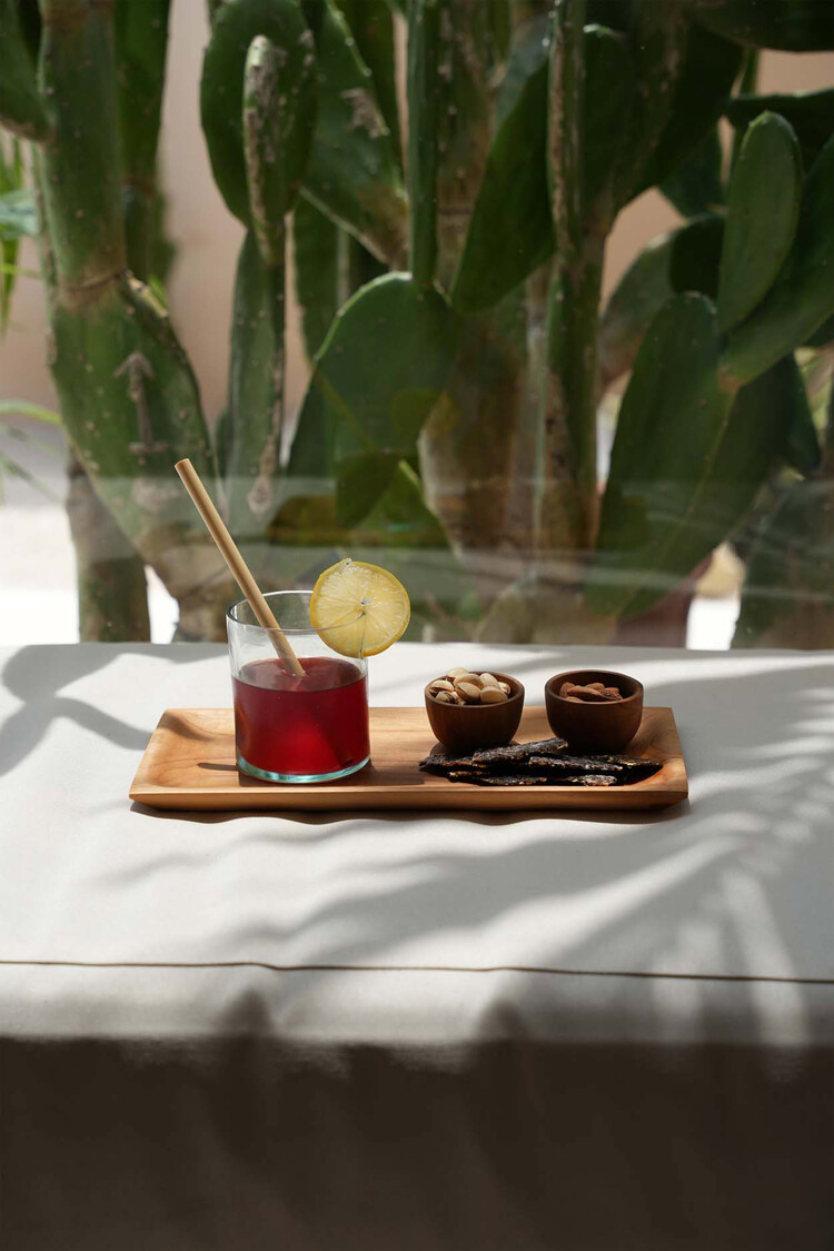 Bazar Bizar De Teak Root Sushi Bord - M