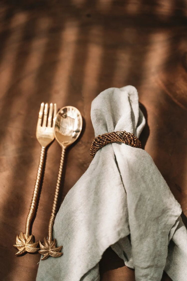 Bazar Bizar The Palm Tree Salad Fork - Gold