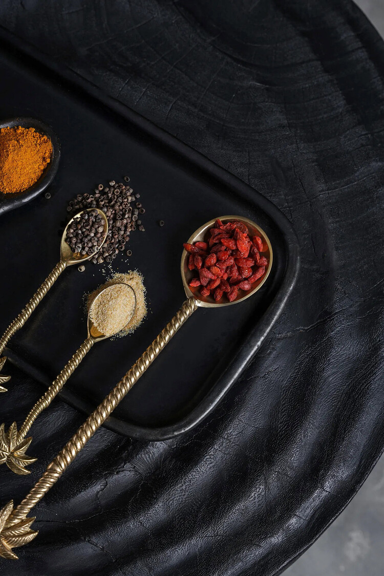 Bazar Bizar La Cuillère À Salade Palmier - Or