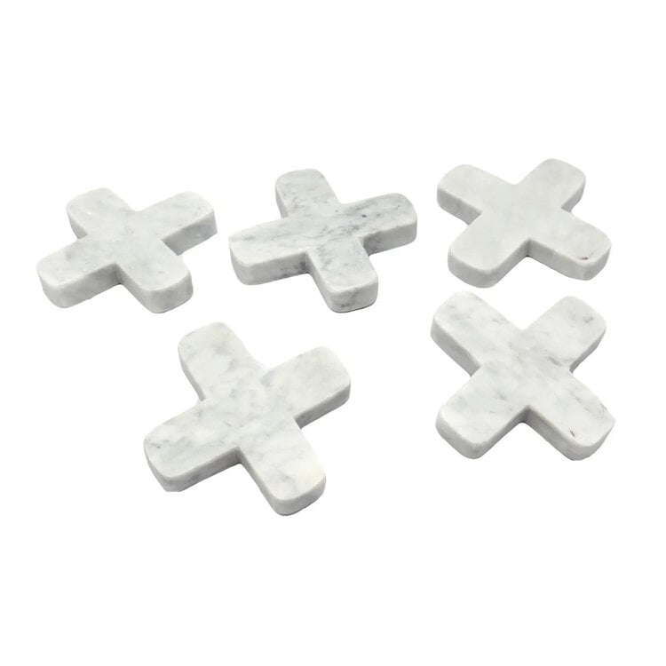 Bazar Bizar Posavasos De Mármol - Blanco