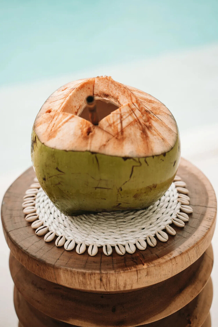 Bazar Bizar De Seagrass Shell Pannenonderzetter - Wit