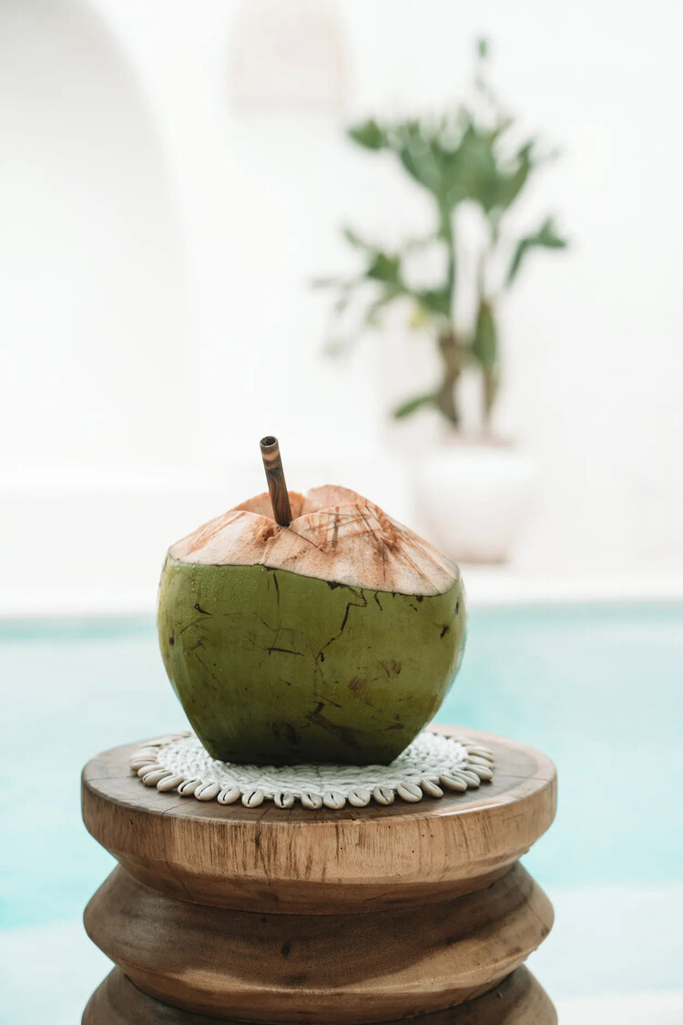 Bazar Bizar De Seagrass Shell Pannenonderzetter - Wit