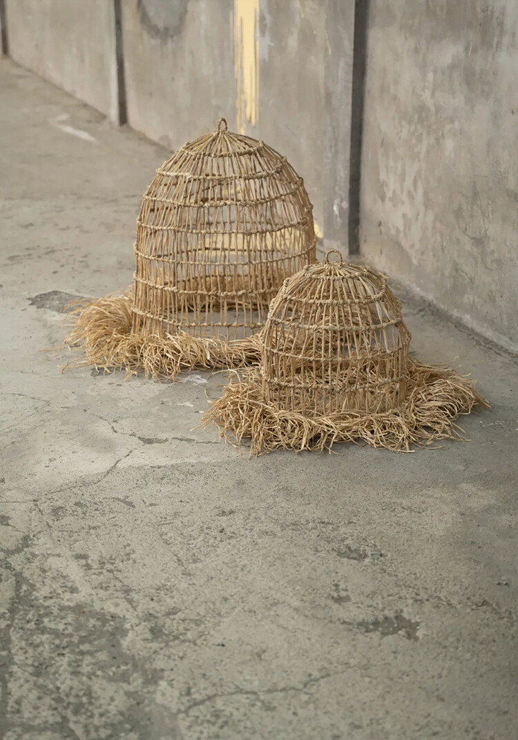 Bazar Bizar La Lámpara Colgante Casita - Natural - S