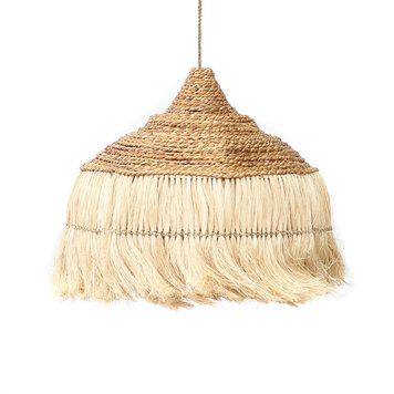Bazar Bizar De Abaca Hoola Hanglamp - Naturel - L