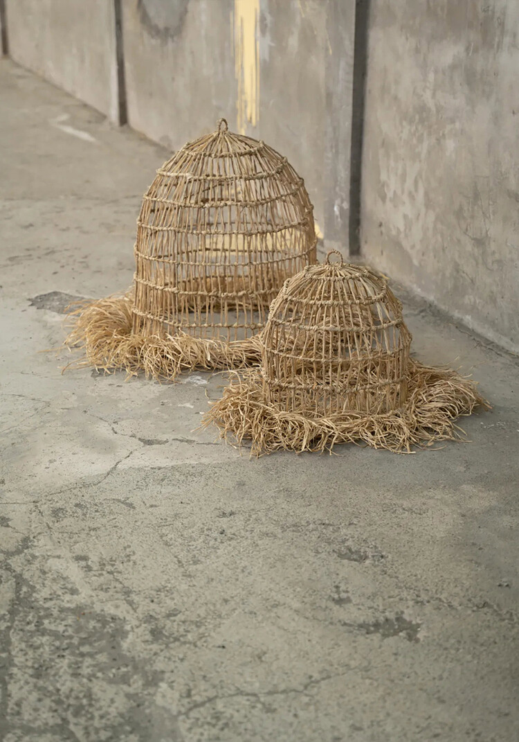 Bazar Bizar La Lámpara Colgante Casita - Natural - L