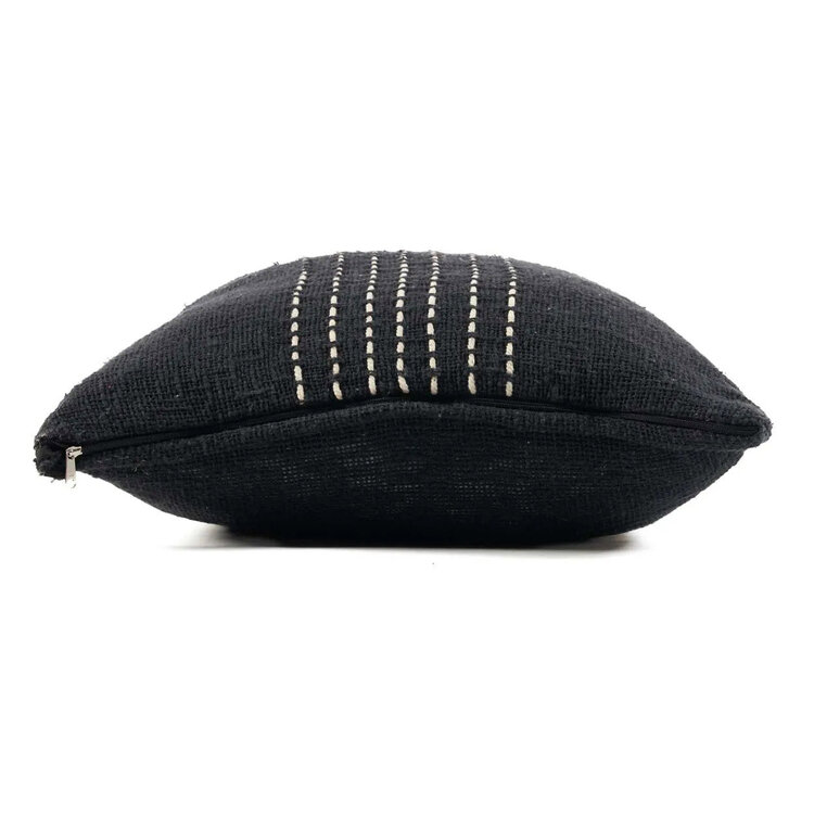 Bazar Bizar The Drizle Cushion Cover - Black White