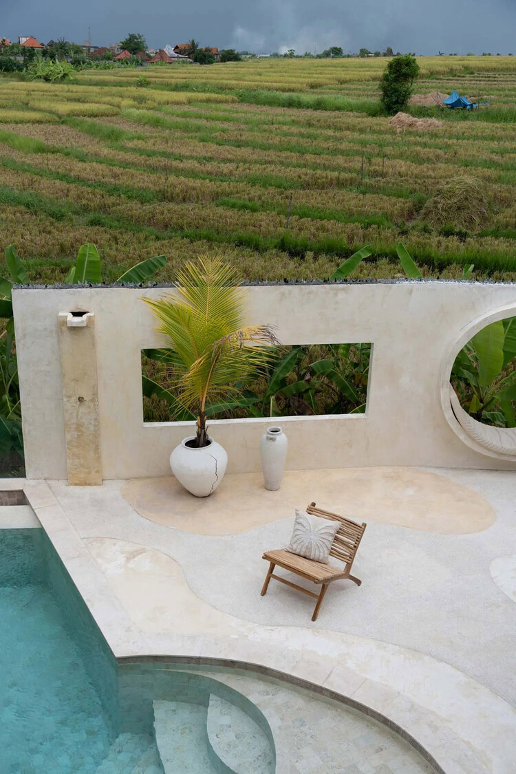 Bazar Bizar Housse De Coussin Isla Palm - Naturel Blanc