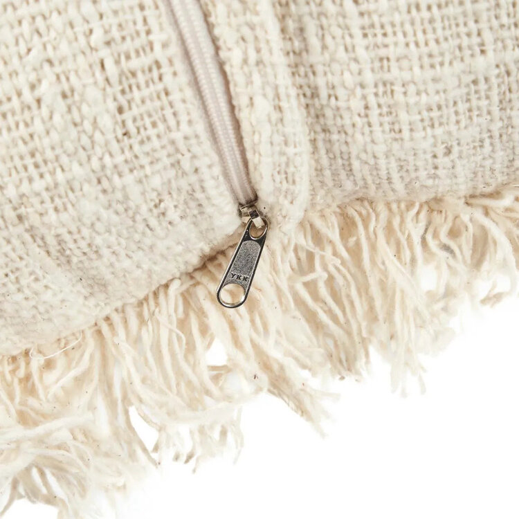 Bazar Bizar Housse De Coussin Tribal - Naturel Noir