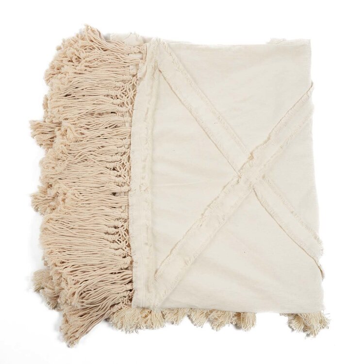 Bazar Bizar The Berber Bed Throw - Natural