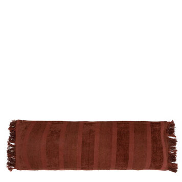 Bazar Bizar La Housse De Coussin Oh My Gee - Velours Bordeaux - 35x100