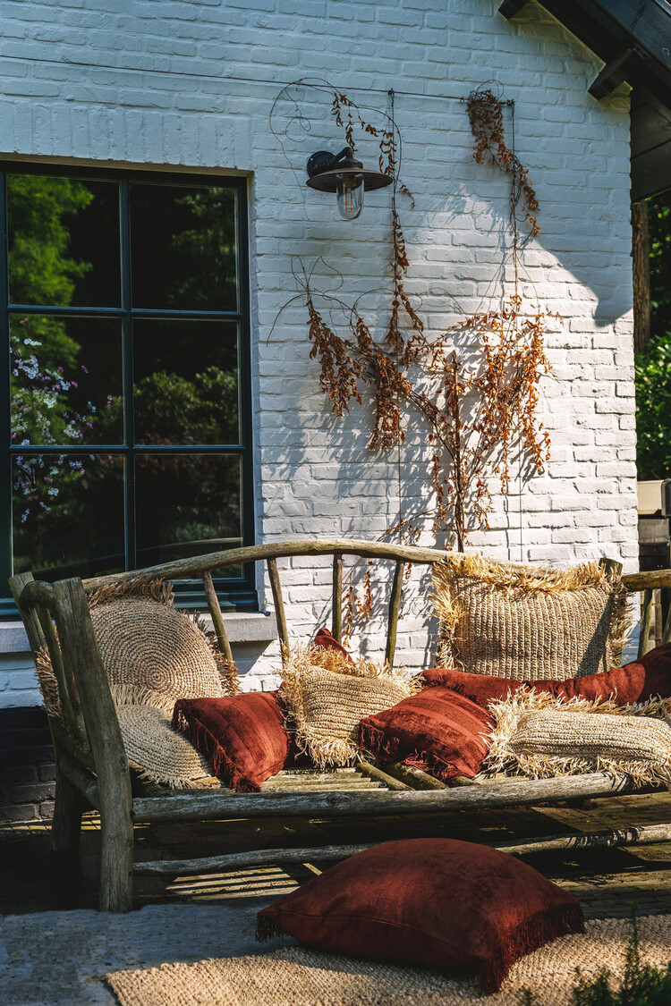 Bazar Bizar Il Copricuscino Oh My Gee - Velluto Bordeaux - 60x60