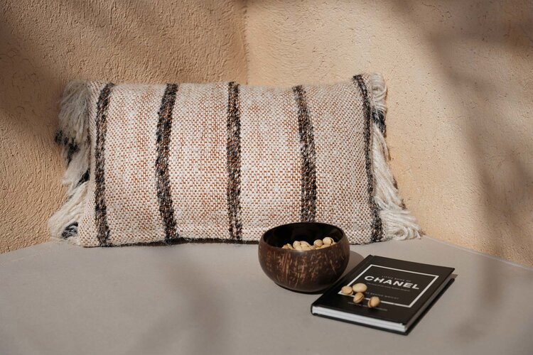 Bazar Bizar La Housse De Coussin Oh My Gee - Blanc Bohème - 30x50