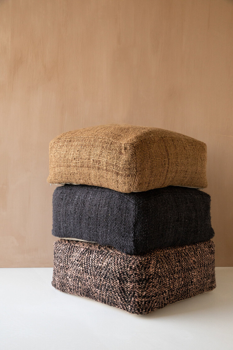 Bazar Bizar The Oh My Gee Pouffe - Black Navy