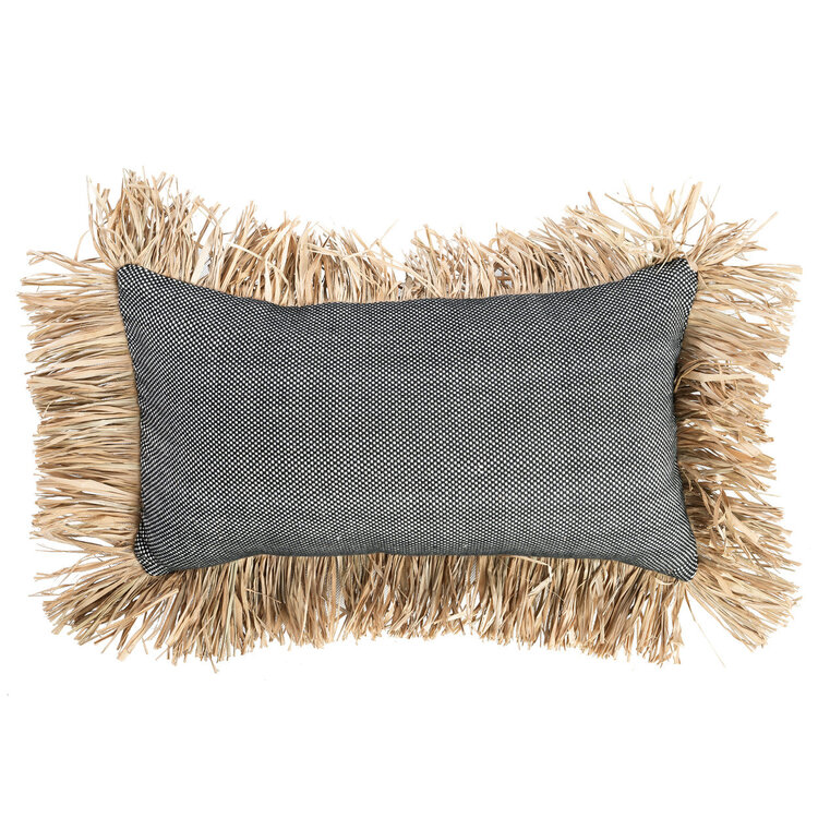 Bazar Bizar La Funda De Cojín Cotton Bonita - Negro Natural - 30x50