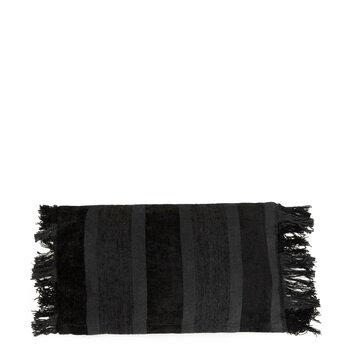 Bazar Bizar La Funda De Cojín Oh My Gee - Terciopelo Negro - 30x50