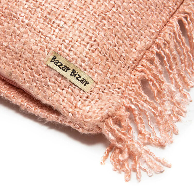 Bazar Bizar La Housse De Coussin Oh My Gee - Rose Saumon - 40x40