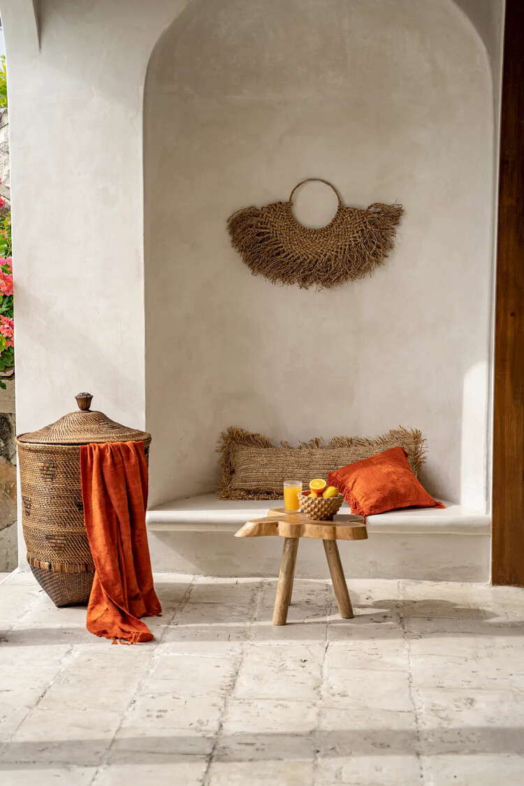 Bazar Bizar Le Panier à Linge Colonial - Brun Naturel - XL