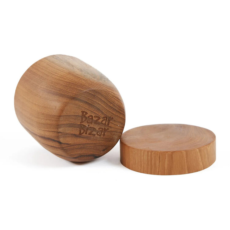 Bazar Bizar Il Vaso Di Radice Di Teak Basso - M