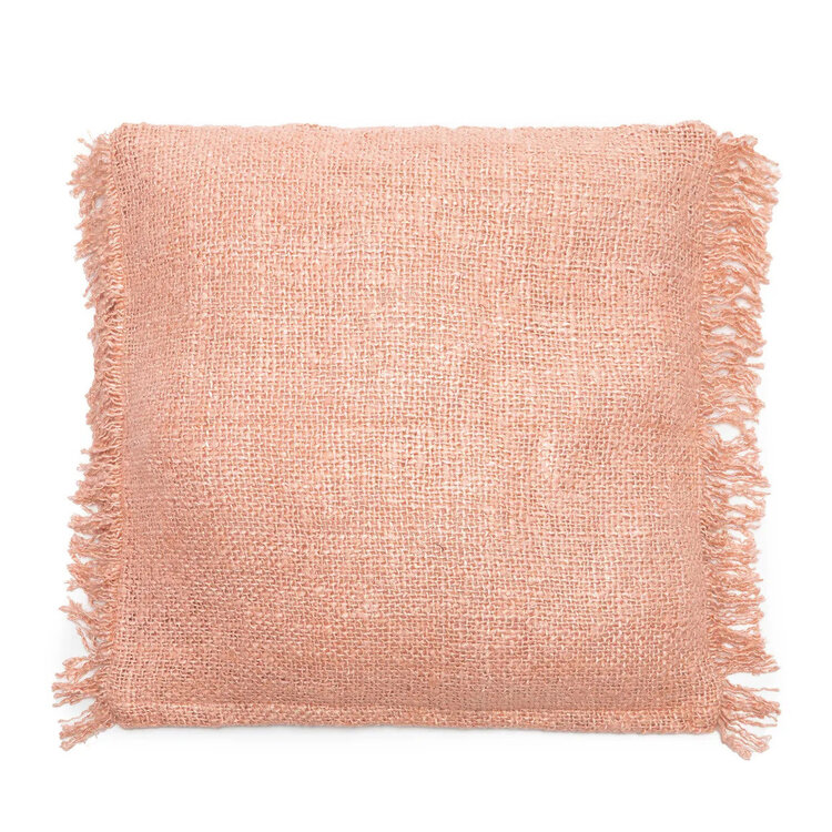 Bazar Bizar La Housse De Coussin Oh My Gee - Rose Saumon - 60x60