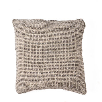 Bazar Bizar The Linen Grain Cushion Cover - Natural Black