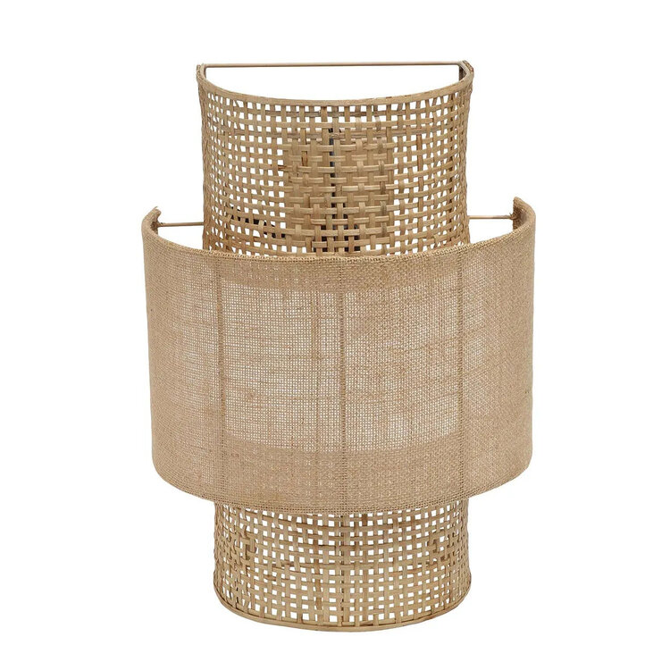 Bazar Bizar El Bolly Jute Aplique de Pared - Natural - M