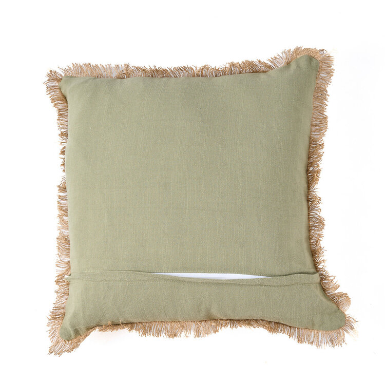 Bazar Bizar Housse de Coussin Tropical Breeze - Vert Forêt
