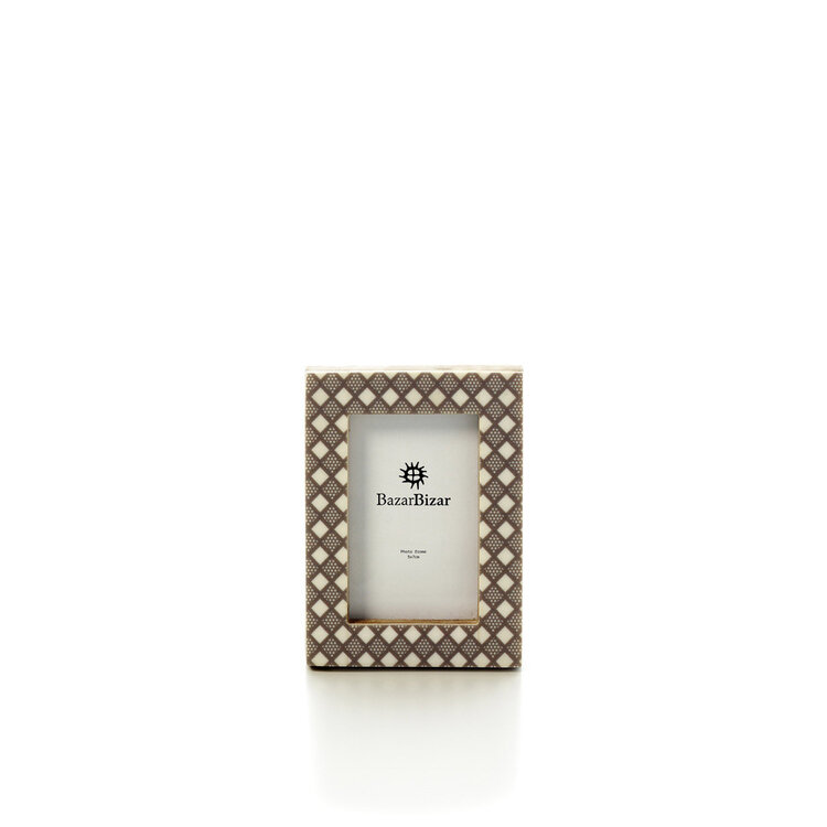 Bazar Bizar Il Bone Petite Frame - Bianco Marrone - 5x7