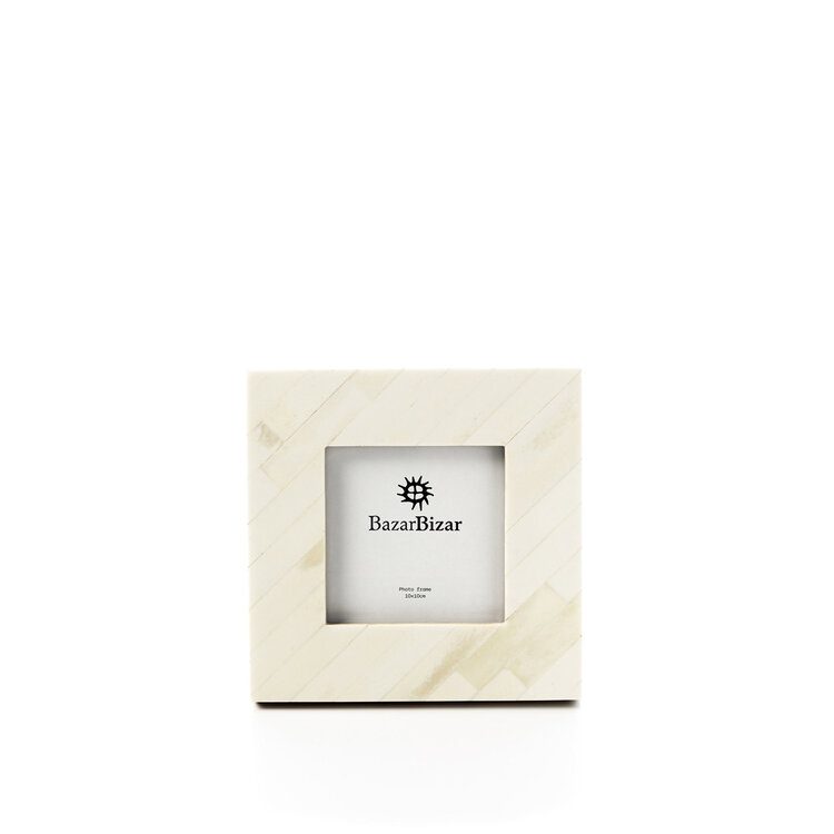Bazar Bizar Le Nomad Ivory Frame - Blanc Crème - 10x10