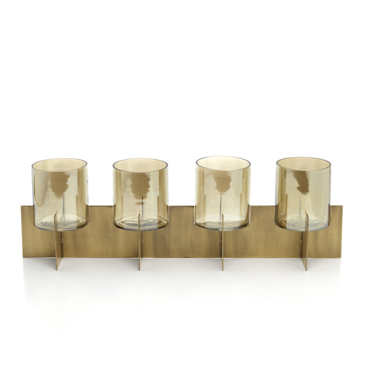 Bazar Bizar The Quarta Candle Holder - Gold