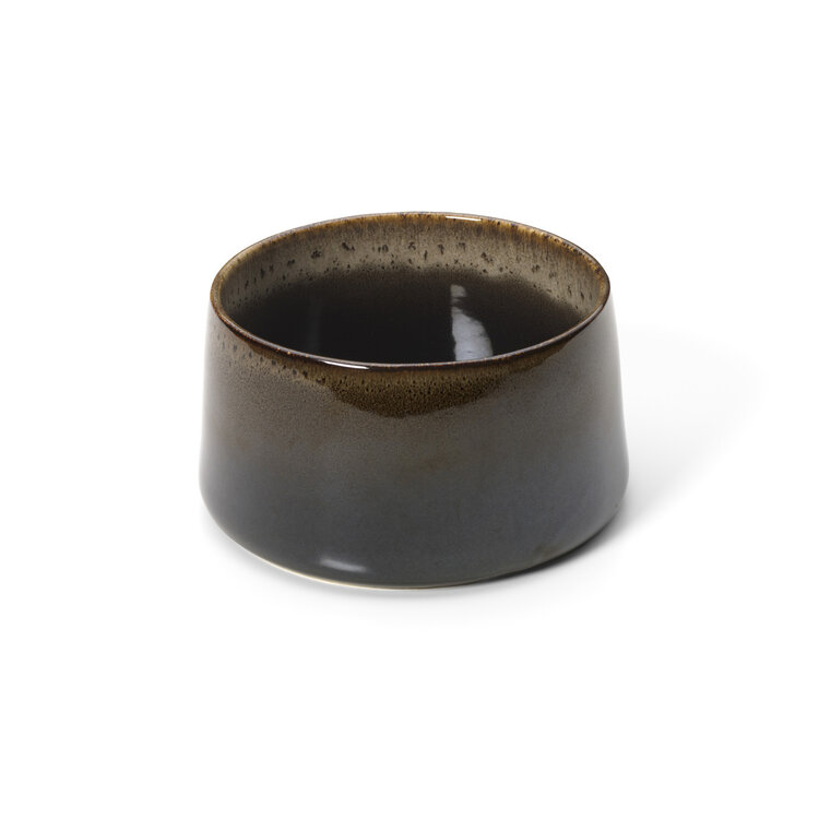 Bazar Bizar La Ciotola Kyoto - Ceramica Marrone Scuro - L