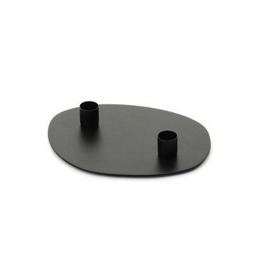 Bazar Bizar De Glowpad Kandelaar - Zwart - M