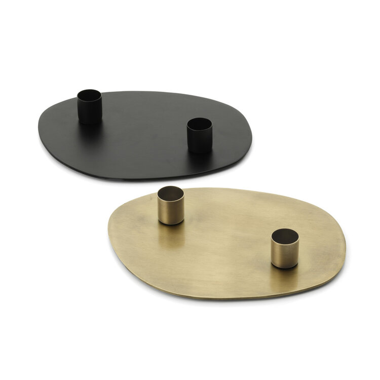 Bazar Bizar The Glowpad Candle Holder - Black - M