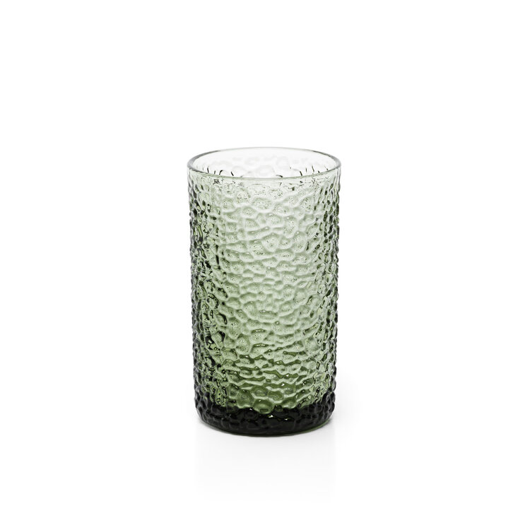 Bazar Bizar Het Green Pebble Highball Glas - Groen