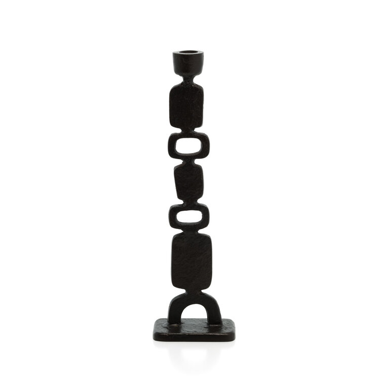 Bazar Bizar The Totemo Candle Holder - Black - L