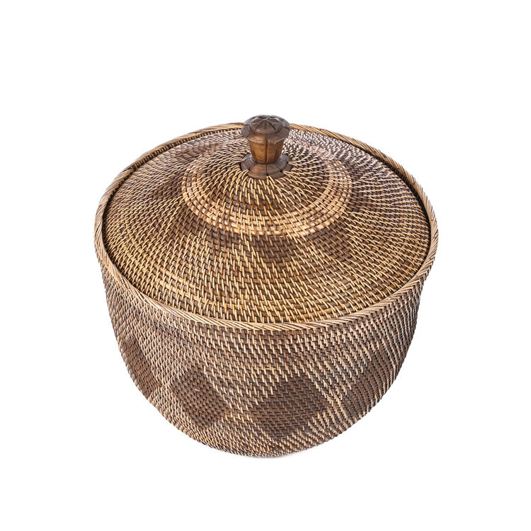 Bazar Bizar The Storage Crown Basket - Natural Brown