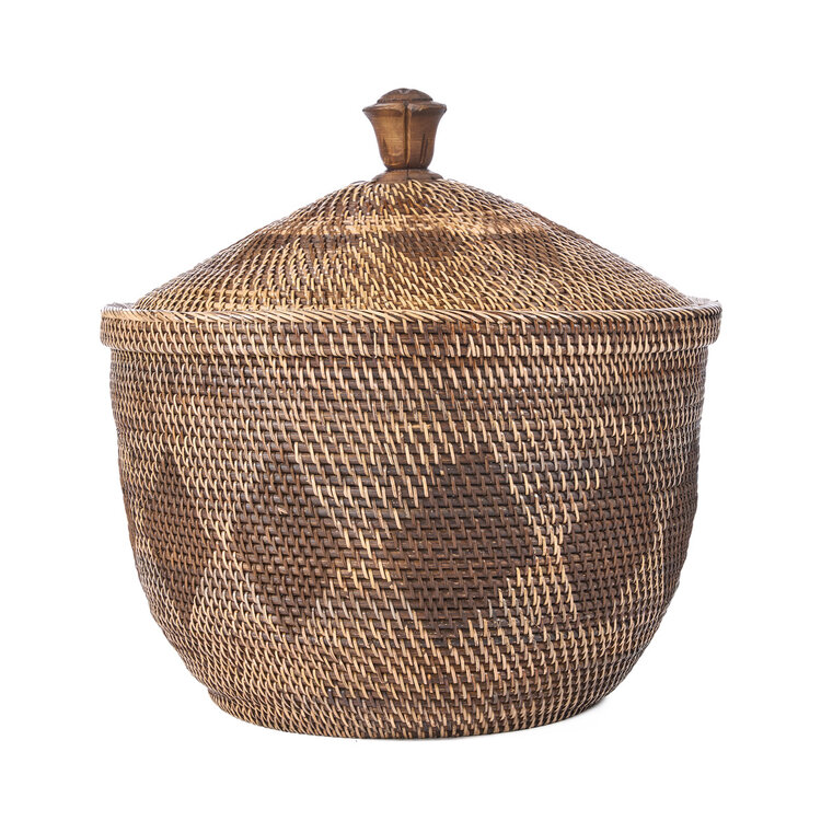 Bazar Bizar Le Panier de Rangement Crown - Brun Naturel