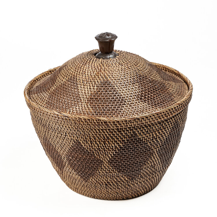Bazar Bizar The Storage Crown Basket - Natural Brown